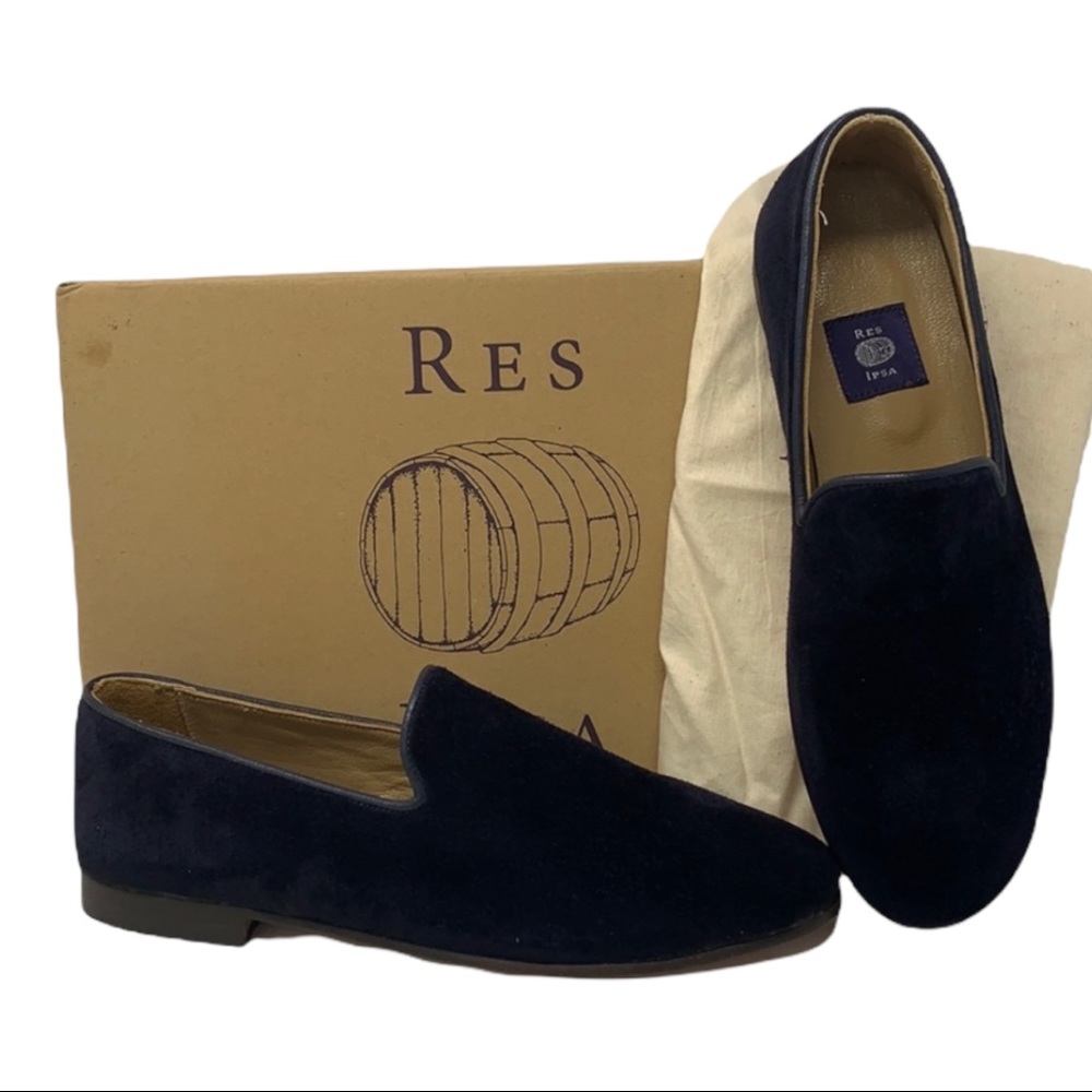 Res Ipsa Navy Suede Loafers 👞 NIB - Picture 2 of 10